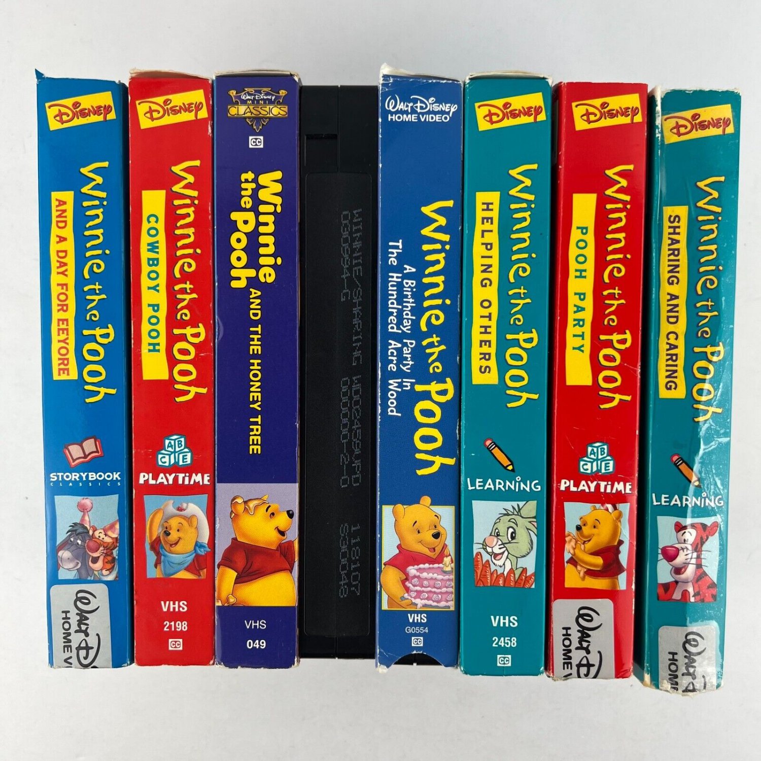 Winnie The Pooh Vhs 8 Video Tape Lot 1