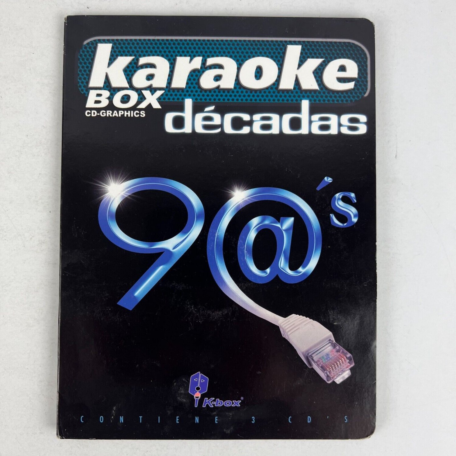 KBox Karaoke CD Decadas de los 90's 3 CD Disc Set KBOPE08