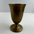 Korean Brass Metal Chalise Cup Goblet 4 3/4" Tall Vintage