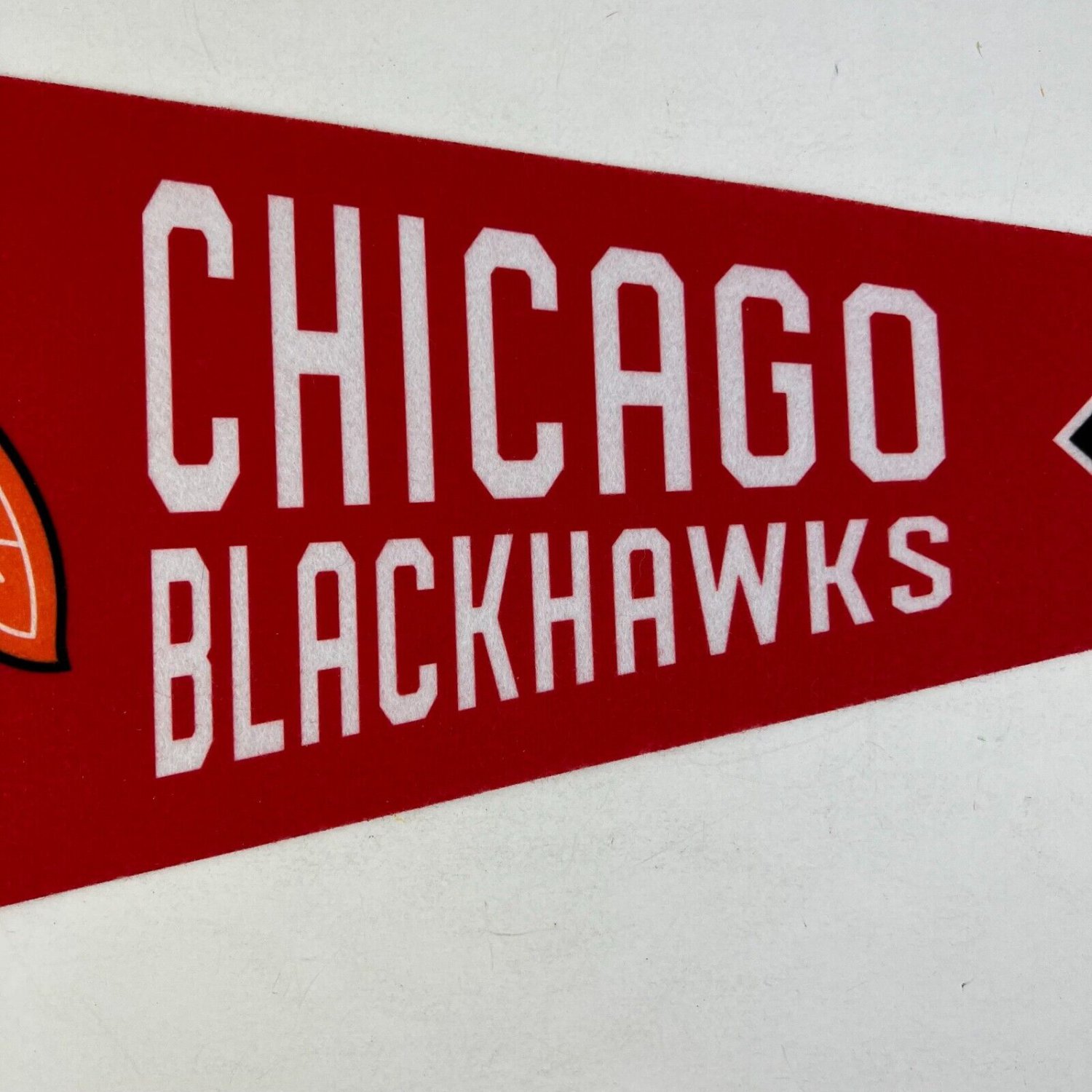Chicago Blackhawks Rare 6 Time Stanley Cup Championship Pennant