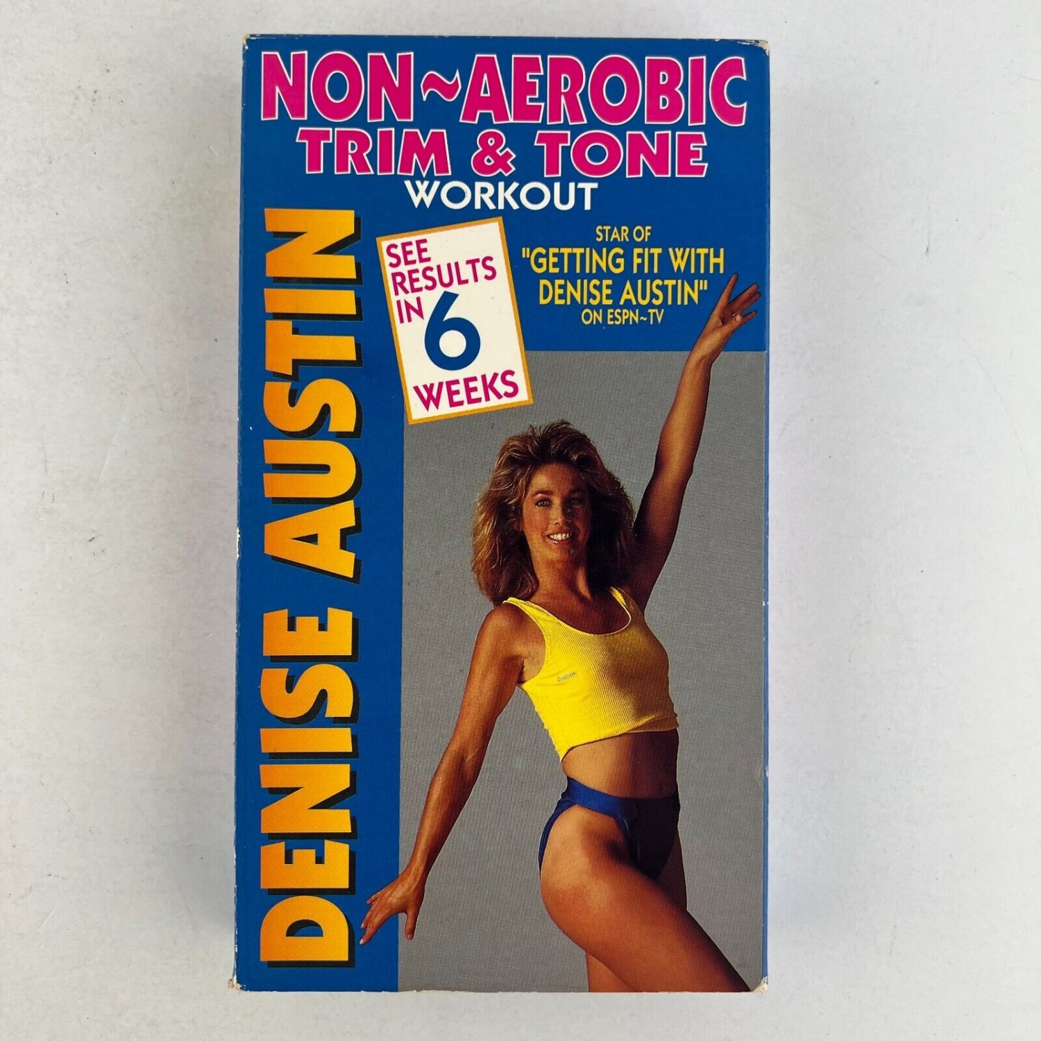 Denise Austin Non Aerobic Trim And Tone Workout Vhs Video Tape