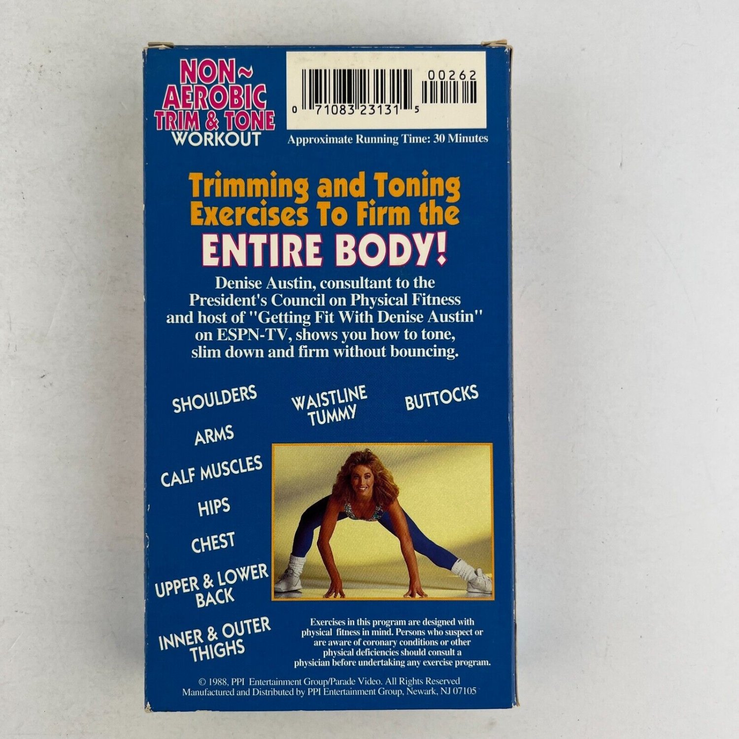 Denise Austin NonAerobic Trim & Tone Workout VHS Video Tape