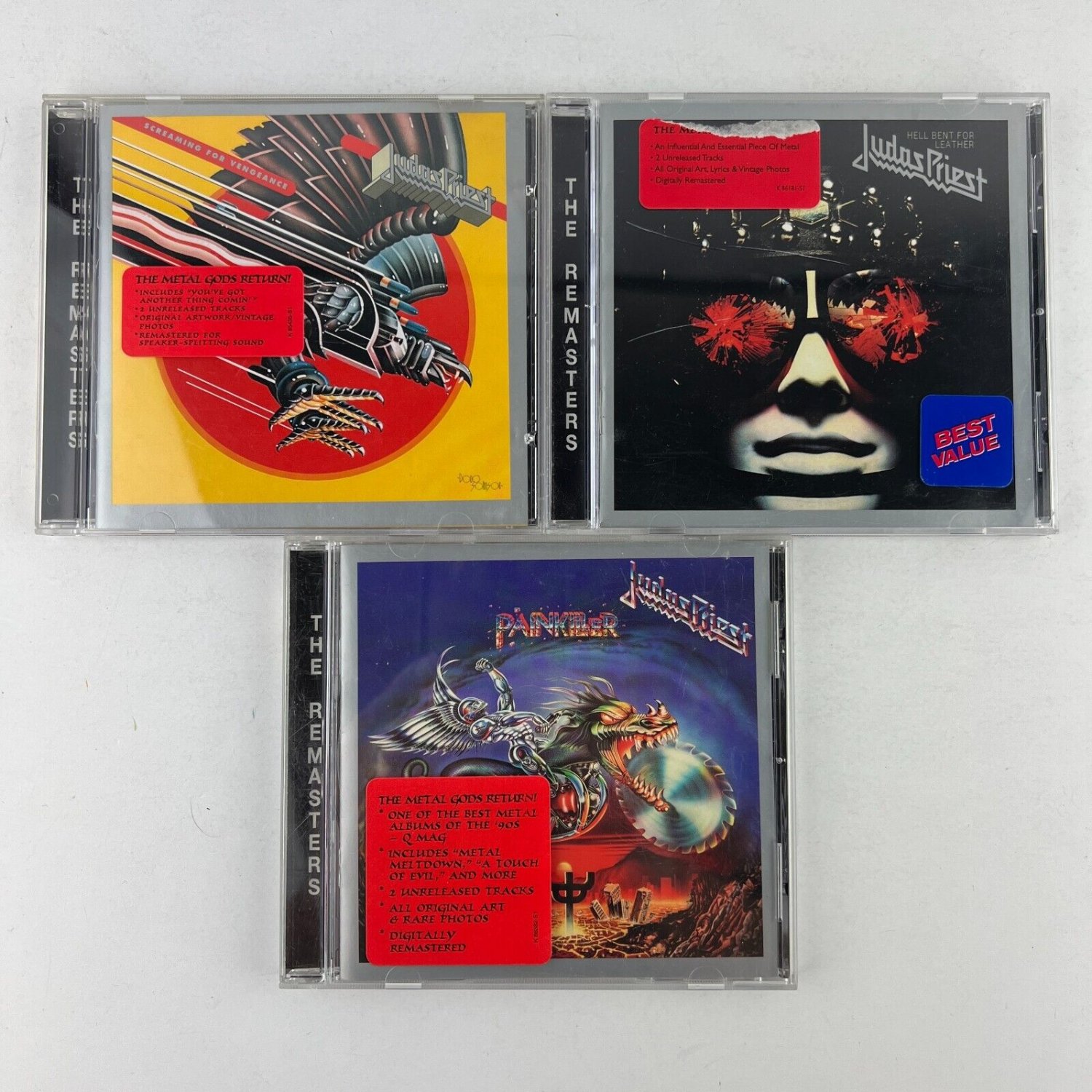 Judas Priest The Remasters 3xCD Lot #1