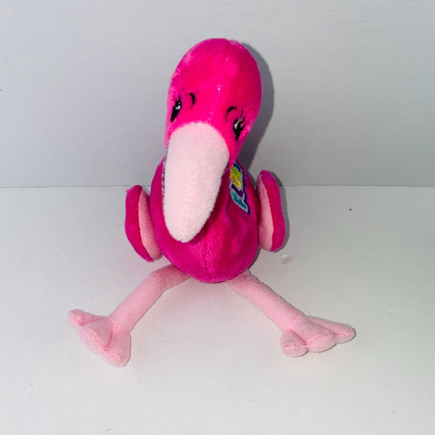 Florida Embroidered Pink Flamingo Tourist Vacation Souvenir Plush ...