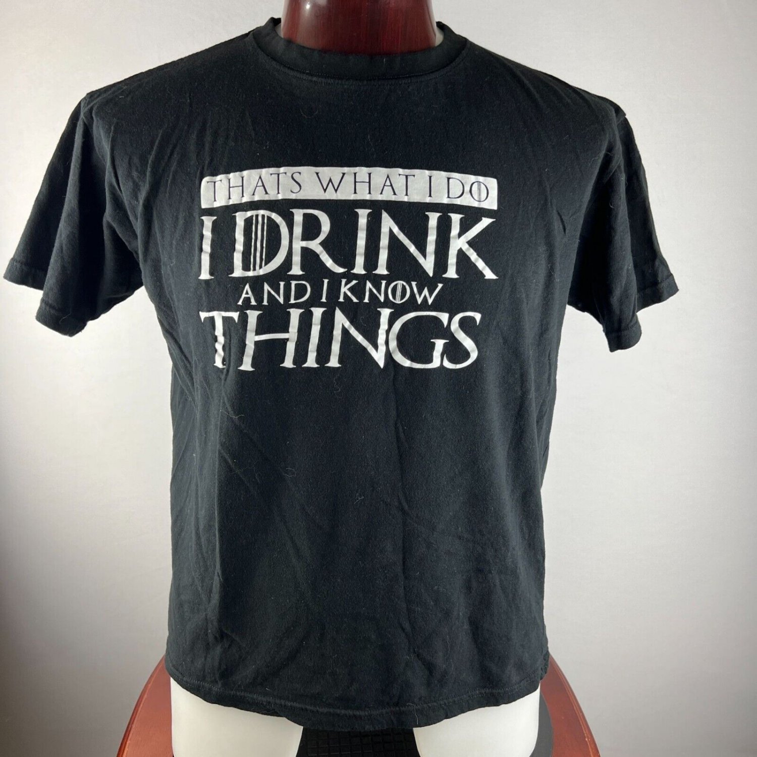 Women's 'That's What I Do I Read And Know Things' Funny Graphic T-Shirt - Soft Cotton Blend Tee, Black, XL - View #5