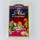 Walt Disney Masterpiece Collection Alice in Wonderland VHS Video Tape Clamshell