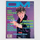 OM Only Music Magazine Issue #8 August 1987 Ozzy Osbourne Cover ~ RARE