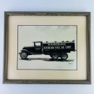 Sterling Fuel Oil Corporation Delivery Vehicle Framed Photo Illinois Vintage #2 Sterling Fuel Oil Corporation Delivery Vehicle Framed Photo Illinois Vintage #2