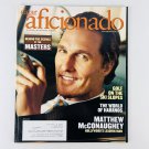 Cigar Aficionado March/April 2011 Matthew McConaughey Cover