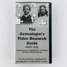The Genealogist's Video Research Guide Part 1 VHS Video Tape Genealogy