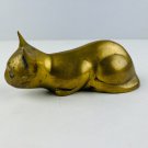 Cat Figure Bronze color Brass - Made In Korea Cat Figure Bronze color Brass - Made In Korea