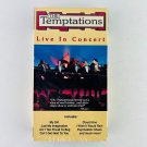 The Temptations - Live in Concert VHS Video Tape