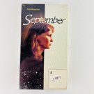 September VHS Video Tape New Factory Sealed Elaine Stritch, Mia Farrow