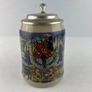 Bavarian Commemorative Beer Stein Made In Germany 95% Pewter Lid Vintage Scene 2