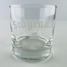 Seagrams 7 Crown Whiskey Short Bar Mixed Drink Lowball Cocktail Glass