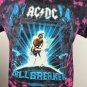 ACDC AC/DC BallBreaker Small Purple Black Tie-Dye T-Shirt