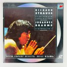 Richard Strauss - Also Sprach Zarathustra / Brahms Symphony 1 Ozawa LD LaserDisc Richard Strauss - Also Sprach Zarathustra / Brahms Symphony 1 Ozawa LD LaserDisc