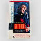 Paul McCartney Get Back - The World Tour Movie VHS Video Tape