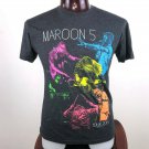 Maroon 5 2015 Tour Mens M Graphic T Shirt Gray Short Sleeves Maroon 5 2015 Tour Mens M Graphic T Shirt Gray Short Sleeves