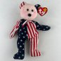 Spangle the Bear – Pink Face Beanie Baby USA! USA! Elections Have Consequences!