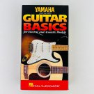 Yamaha Presents Guitar Basics Electric & Acoustic VHS Video Tape