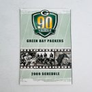 Green Bay Packers 2009 Wallet Schedule 90 Years Green Bay Packers 2009 Wallet Schedule 90 Years