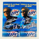 2004 Rusty Wallace & Larry Dixon Miller Lite Brochure 2004 Rusty Wallace & Larry Dixon Miller Lite Brochure