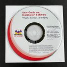 Viewsonic User Guide and Installation Software VX2252 LCD Display Software CD Viewsonic User Guide and Installation Software VX2252 LCD Display Software CD