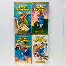 Adventures of Rocky and Bullwinkle 4 VHS Video Tape Lot