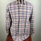 Marks & Spencer St Michael Casual Dress Shirt L Blue/Red Striped Pattern Marks & Spencer St Michael Casual Dress Shirt L Blue/Red Striped Pattern