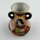 Japanese Hand-Painted Mini Vintage Vase Pot Figurine Made in Japan 2.5" Maker TT Japanese Hand-Painted Mini Vintage Vase Pot Figurine Made in Japan 2.5" Maker TT