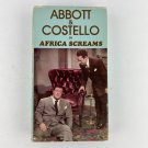 Abbott & Costello: Africa Screams VHS Video Tape