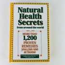 Natural Health Secrets from Around the World Hardcover Book Natural Health Secrets from Around the World Hardcover Book