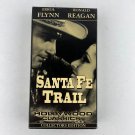 Santa Fe Trail VHS Video Tape Errol Flynn, Ronald Reagan, Olivia De Haviland