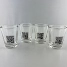 Kikkerland Truth or Dare Shot Glass Clear Set of 4 Kikkerland Truth or Dare Shot Glass Clear Set of 4