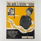 She Wore a Yellow Ribbon Sheet Music 1949 John Wayne, Joanne Dru She Wore a Yellow Ribbon Sheet Music 1949 John Wayne, Joanne Dru