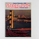 Sheet Music Magazine August/September 1983 Vol 7 No 6 Left My Heart In San Fran Sheet Music Magazine August/September 1983 Vol 7 No 6 Left My Heart In San Fran