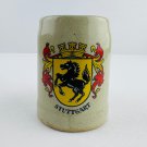 Stuttgart Germany Mini Stein Mug Souvenir Shot Glass Stonewear