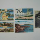 The Upper Penisula Of Michigan & Area MI 5 Post Card Lot The Upper Penisula Of Michigan & Area MI 5 Post Card Lot