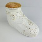 AVON Baby Shoe Safety Pin Cushion Lotion EMPTY Old Stock 7FL OZ AVON Baby Shoe Safety Pin Cushion Lotion EMPTY Old Stock 7FL OZ