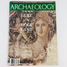 Archaeology Magazine November/December 1990 Vol 42 No 6 Lure Of The Holy Land