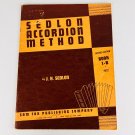 J H Sedlon Accordion Method Book 1-B Revised Edition Songbook Sheet Music J H Sedlon Accordion Method Book 1-B Revised Edition Songbook Sheet Music