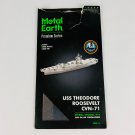 Metal Earth Premium Series USS Theodore Roosevelt CVN-71 3D Metal Model Kit Metal Earth Premium Series USS Theodore Roosevelt CVN-71 3D Metal Model Kit