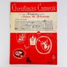 Christmas Cameos John W Schaum Sheet Music Song Book Carols & Hymns Piano 1959 Christmas Cameos John W Schaum Sheet Music Song Book Carols & Hymns Piano 1959