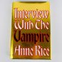 Anne Rice Interview With The Vampire 8th Printing 1994 Hardcover Book
