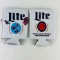 Chicago Bears / Miller Lite Custom Neoprene Can Coolers Coozi Koozi Set