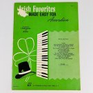 Irish Favorites Made Easy For Accordion Songbook Book