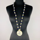 House Of Blues Unity In Diversity Mardi Gras Bead Necklace 20" New Orleans Blue