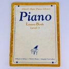 Alfred's Basic Piano Library Lesson Book Level 3 Sheet Music Book Booklet 2109 Alfred's Basic Piano Library Lesson Book Level 3 Sheet Music Book Booklet 2109