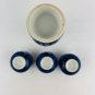 Japanese Sake Four Piece Serving Set Cups & Cravat